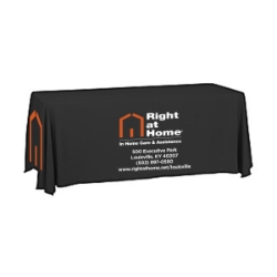 6 Non-Fitted Open Back Table Cover 