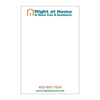 Adhesive 4 x 6 Scratch Pad w/ Full Color Imprint 