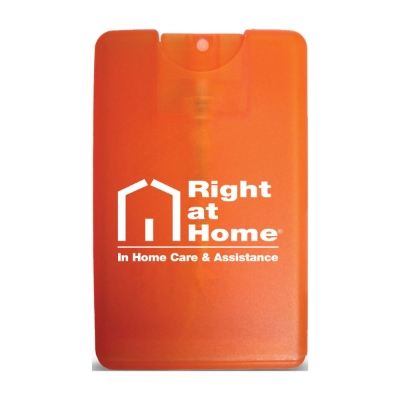 Credit Card Style Antibacterial Hand Sanitizer Spray 