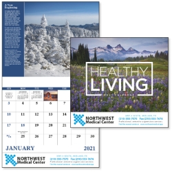 Healthy Living Tips Calendar 