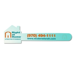 House Shaped Emery Board Full Color Imprint 