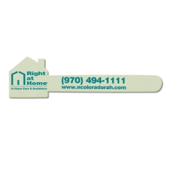 House Shaped Emery Boards One Color Imprint 
