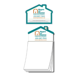 House Shaped Magnet & Blank Pad 