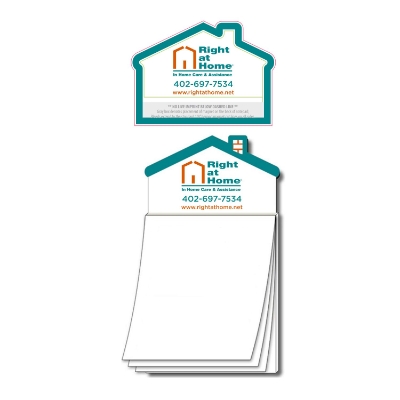 House Shaped Magnet & Blank Pad 