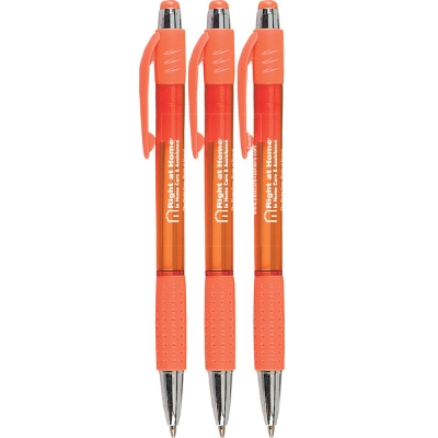 Krypton Gripper Pen Translucent Orange 