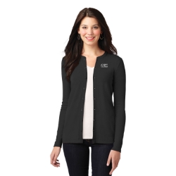 Ladies Concept Stretch Button-Front Cardigan 
