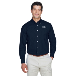 Mens Crown Collection Solid Broadcloth 