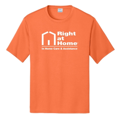 Mens Neon Orange Short Sleeve Shirt 