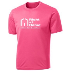 Mens Neon Pink Short Sleeve Shirt 