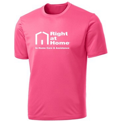 Mens Neon Pink Short Sleeve Shirt 
