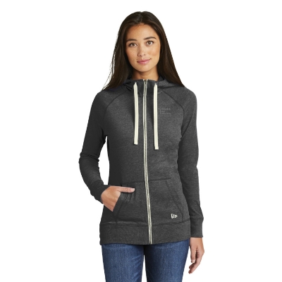 New Era Ladies Sueded Cotton Blend Full-Zip 