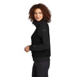 OGIO Ladies Luuma Sherpa Jacket w/ Logo on Sleeve 