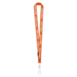 Orange Lanyard 