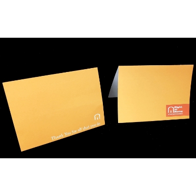 Orange Notecard w/ Envelope 