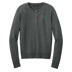 Port Authority Womens Easy Care Crewneck Cardigan Sweater 