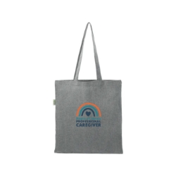 Recycled Cotton Tote Full Color Logo 