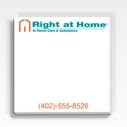 Sticky Note Pad 3" x 3" 25 Sheet Full Color Imprint 