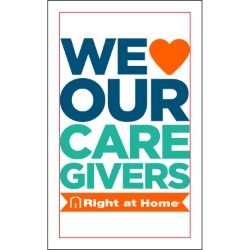 We Love Our Caregivers Lapel Pin 