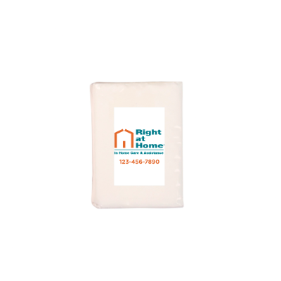 White Tissue Packet w/ Decal 