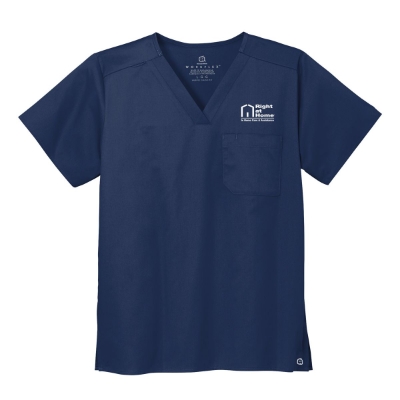 Wink Unisex WorkFlex Chest Pocket V-Neck 