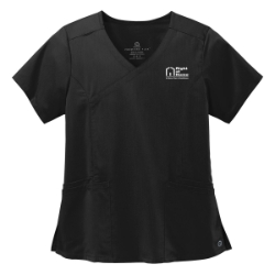 Wink Womens Premiere Flex Mock Wrap Top 