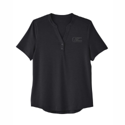 Womens JAQ Snap-Up Stretch Performance Polo 